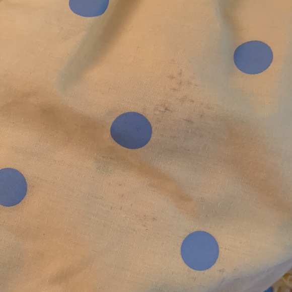 👶🏽 5/$10 yellow dress, blue polka dots - Picture 5 of 6